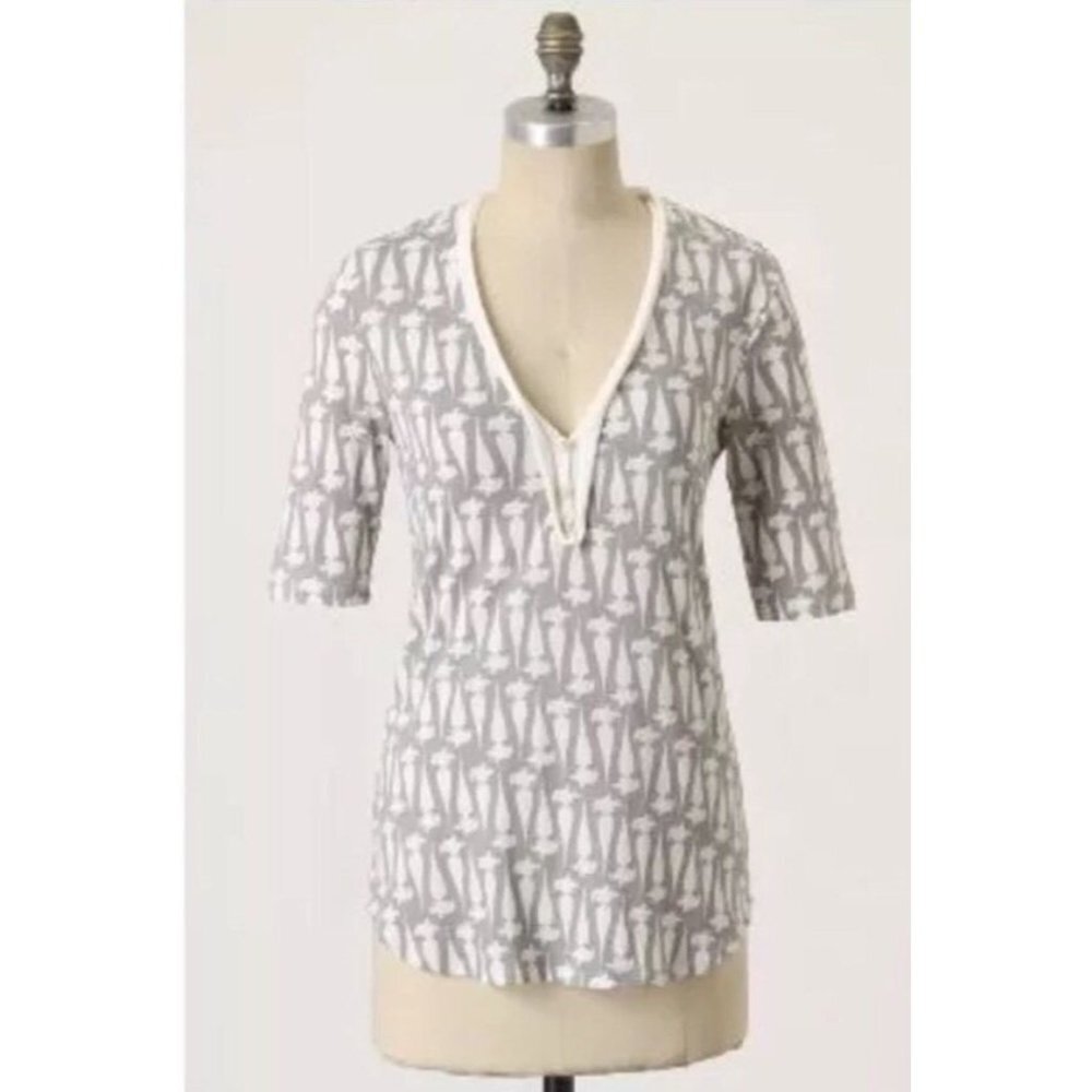 Anthropologie Porridge Deeply Rooted Tee In Carrot